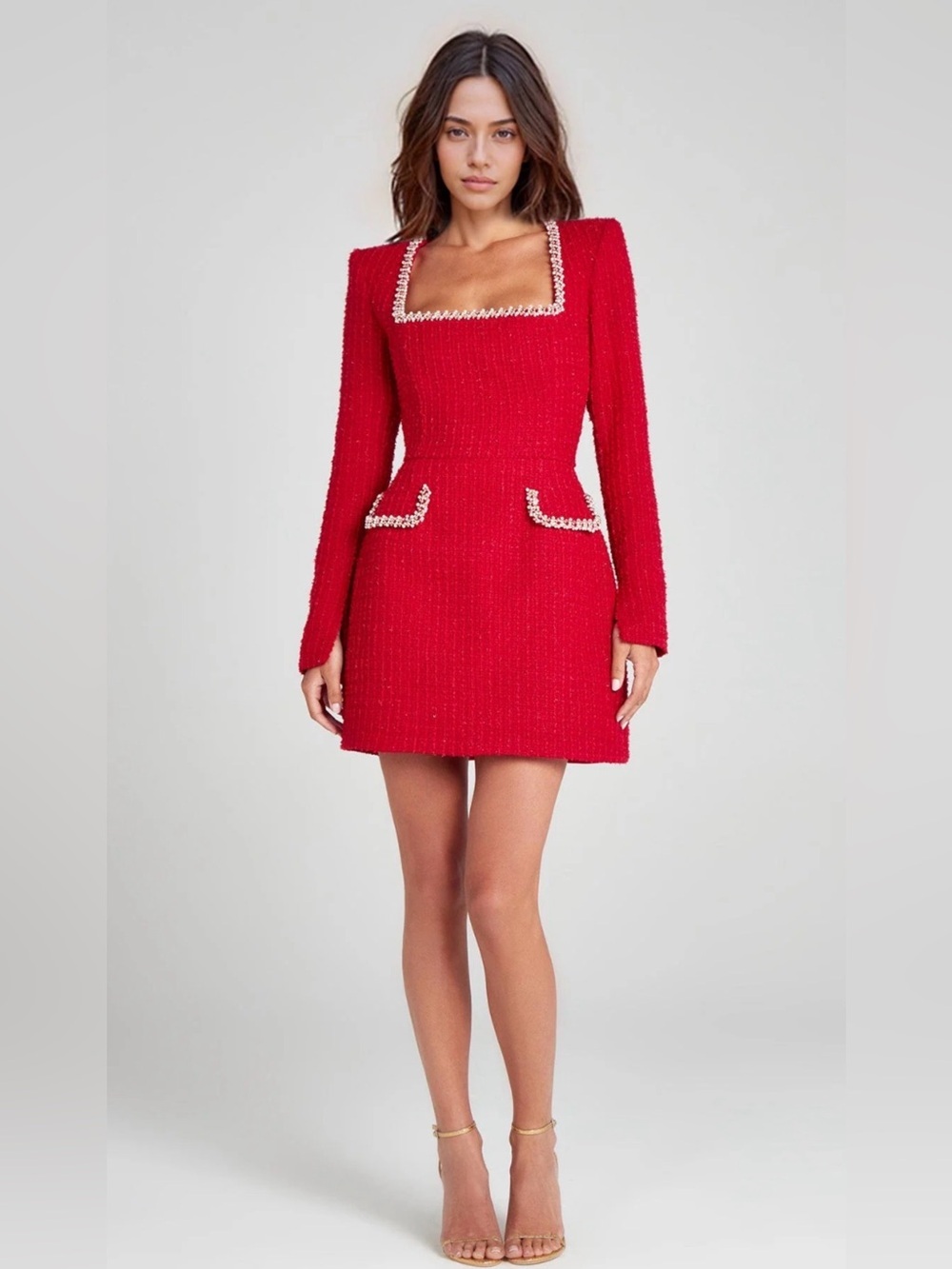 Nadine Merabi Red Dress